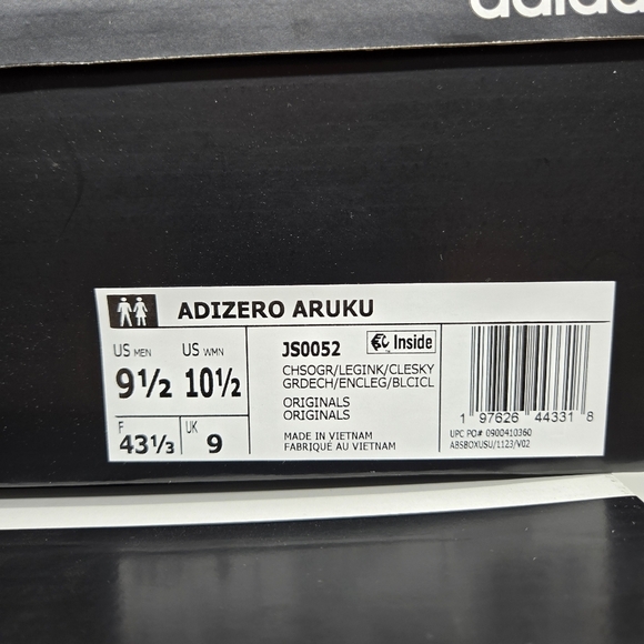 New adidas Adizero Aruku Charcoal Solid Grey JS0052 Men\'s Shoes Size 9.5 main image 6